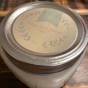 White tea & mango candle and wax melts